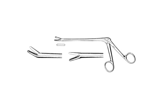 Landolt pituitary rongeur 200mm with 9mm cup