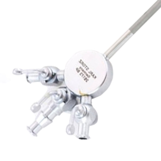 Storz Suction/Irrigation Tube w/ Two Way Central Valve for Laser Fiber