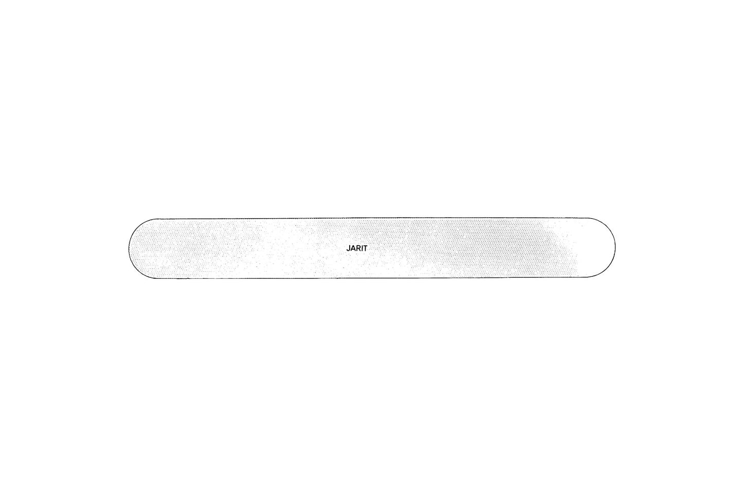 Heifetz malleable brain spatula, 200mm total length