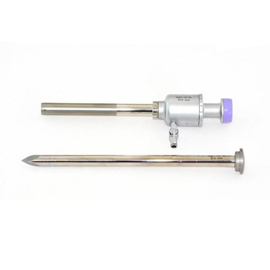 AED 10mm x 10cm Trocar-Cannula, Trap Door System