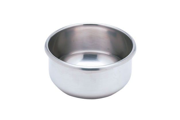 Stainless steel round bowl 40 x 19mm, 0.05 liter capacity