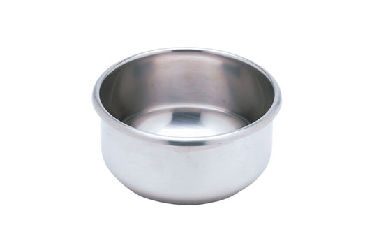 Stainless steel round bowl 116 x 50mm, 0.35 liter capacity