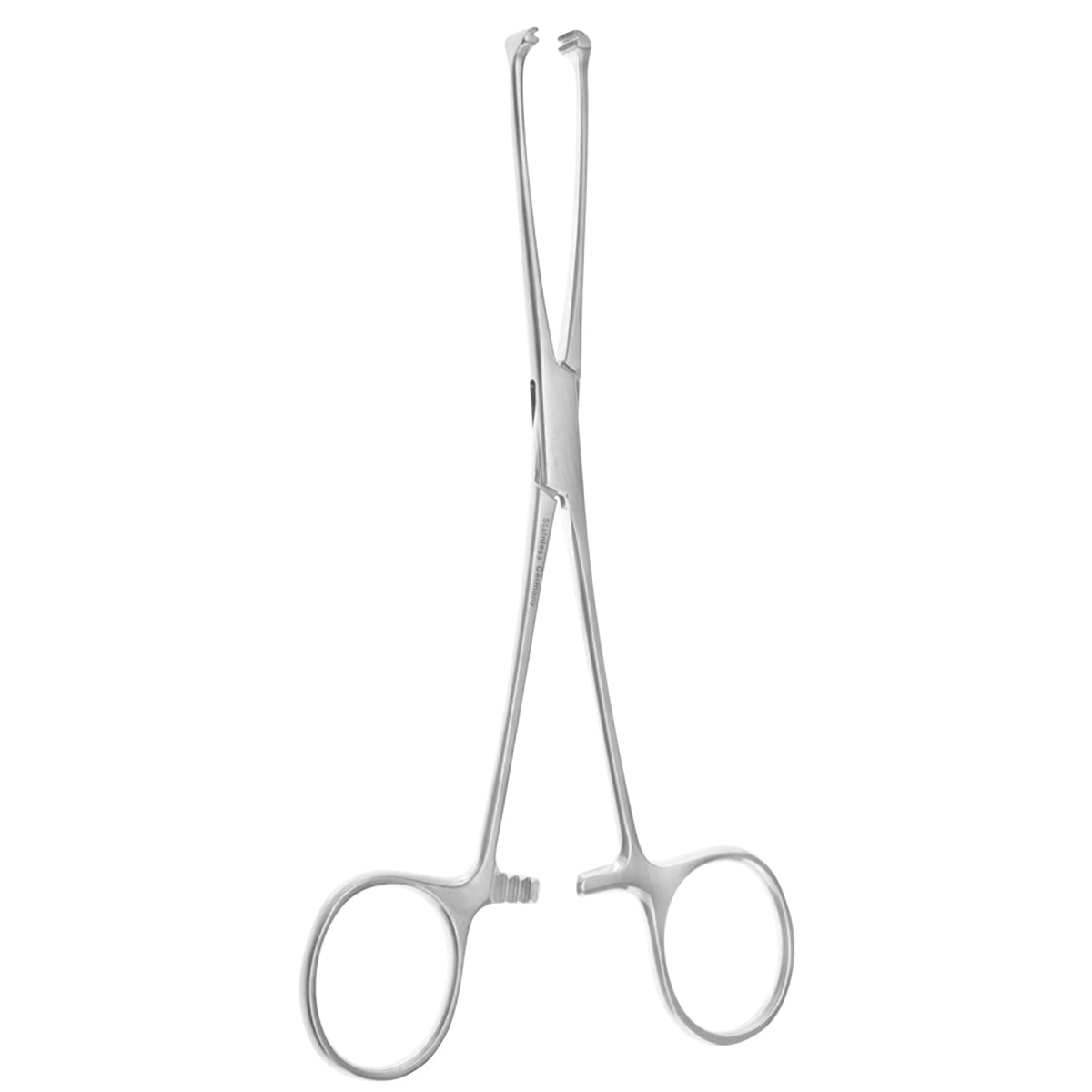 6" Allis Tissue Forceps with small parallel serrations