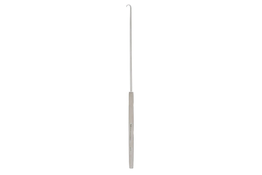 Smellie obstetrical hook 33cm with curved tip