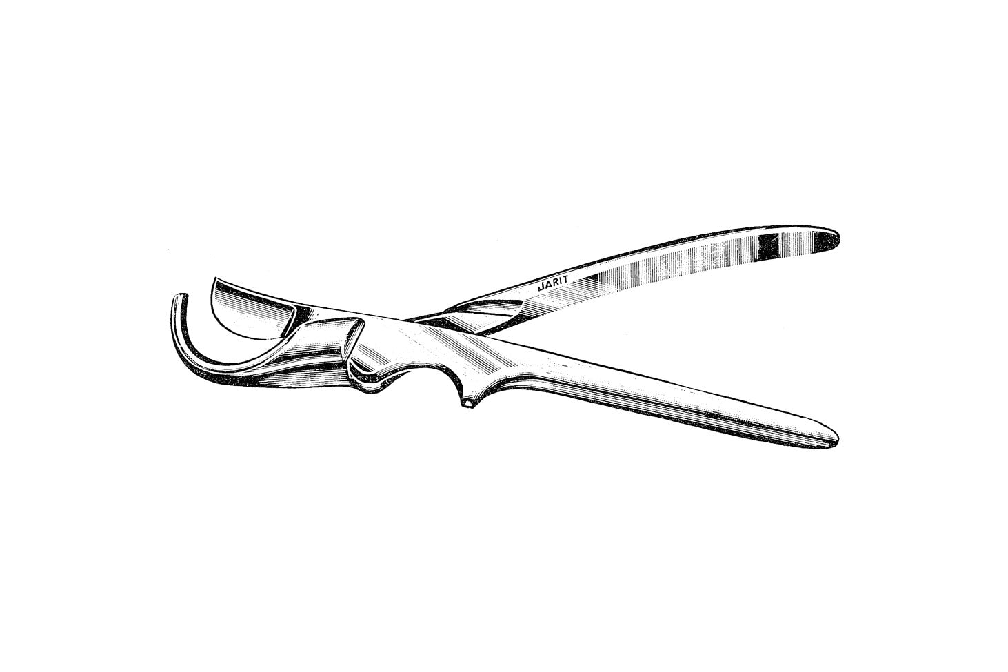 Gluck rib shear 22cm