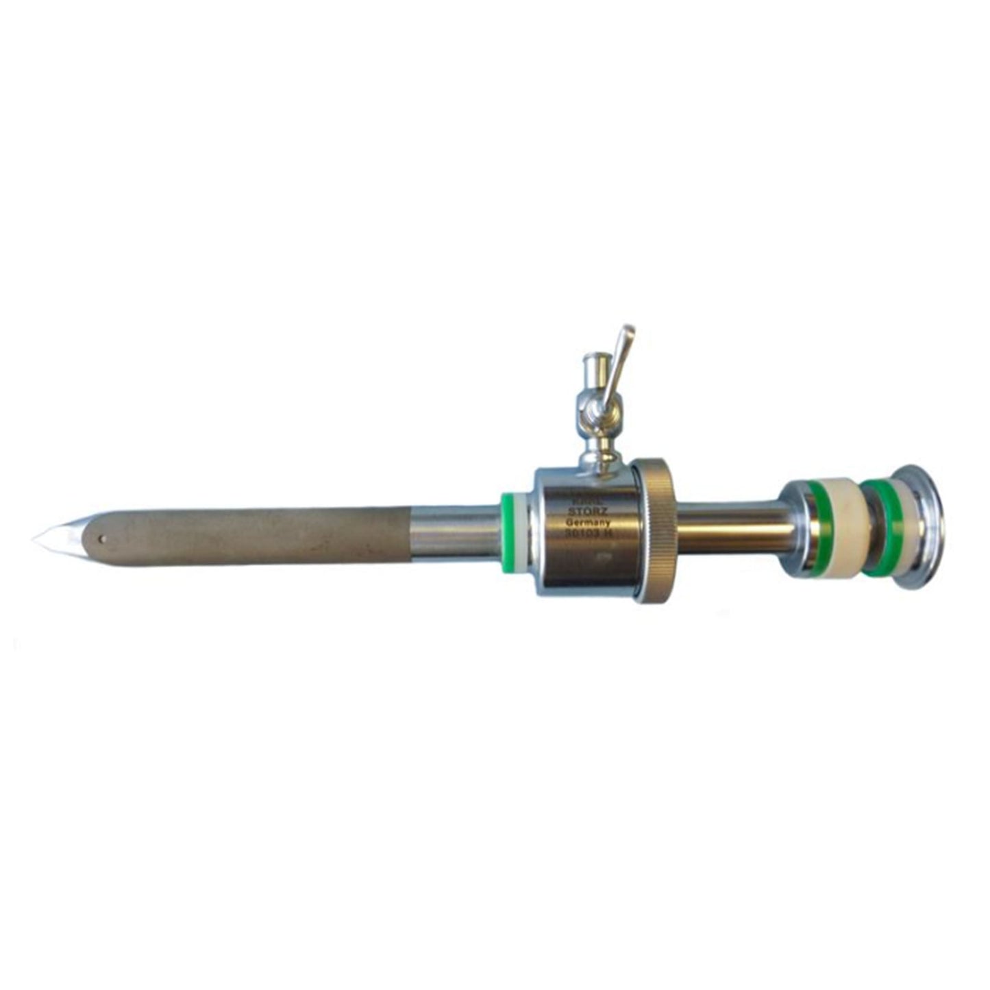 Storz Pyramidal Trocar and Cannula w/ Automatic Valve