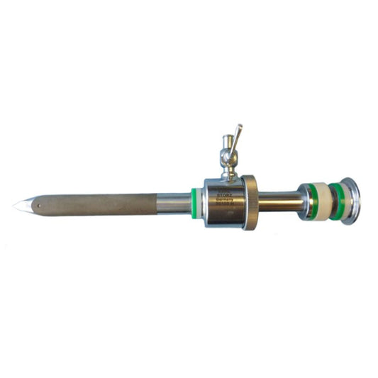 Storz Pyramidal Trocar and Cannula w/ Automatic Valve