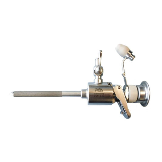 Storz Pyramidal Trocar and Cannula w/ Multi Function Valve
