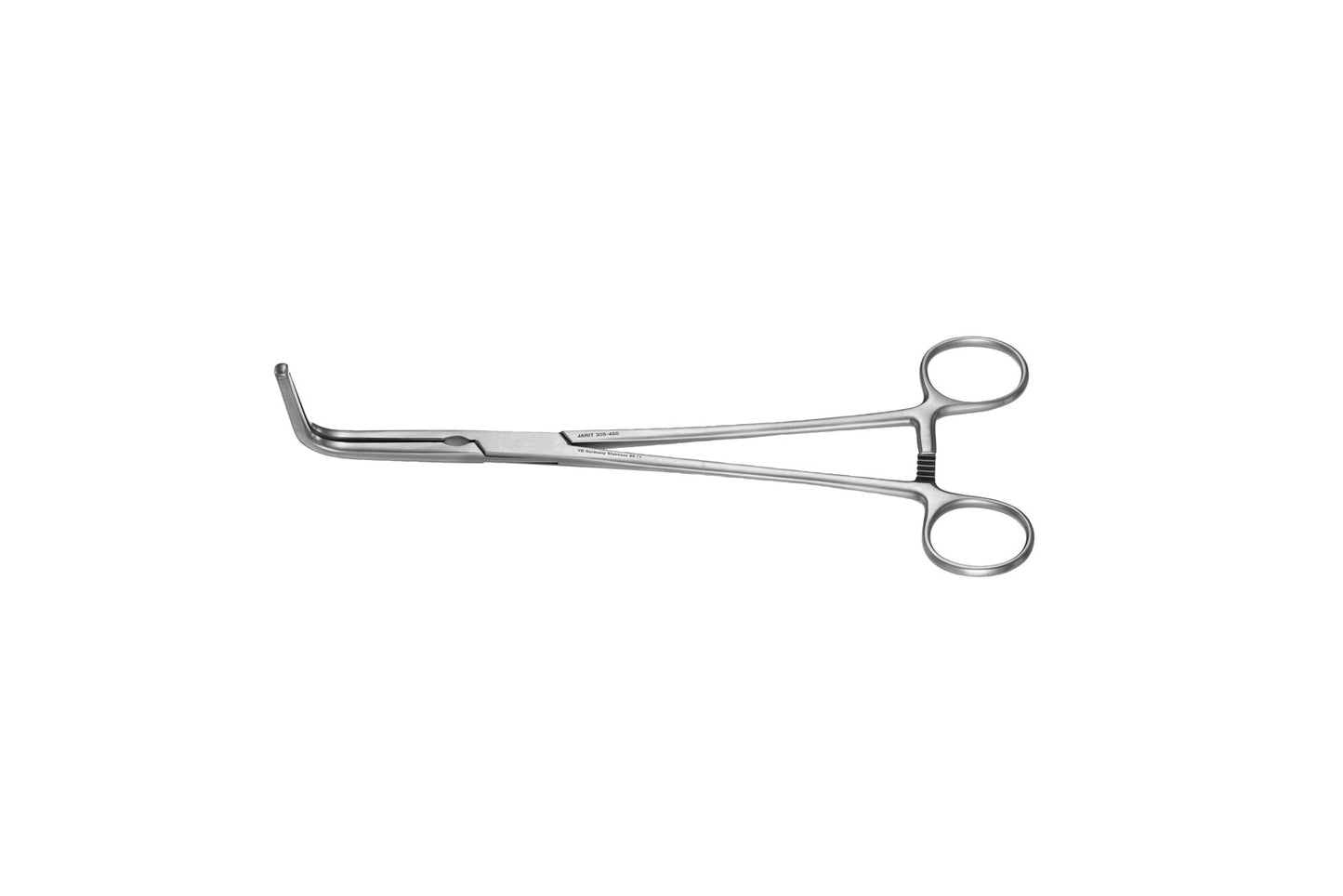 Price-Thomas bronchus clamp with left-facing teeth 22cm