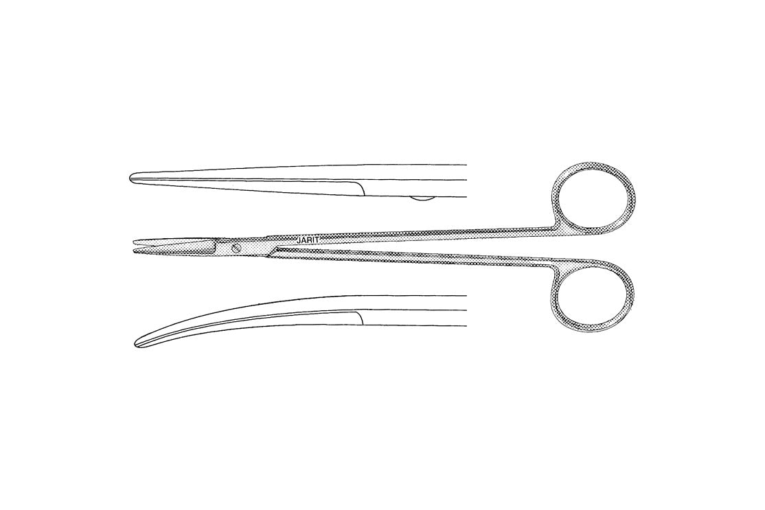 Favaloro vascular scissors 15cm