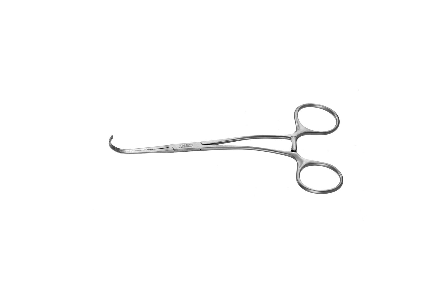Castaneda neonatal vascular clamp 12cm curved atraumatic