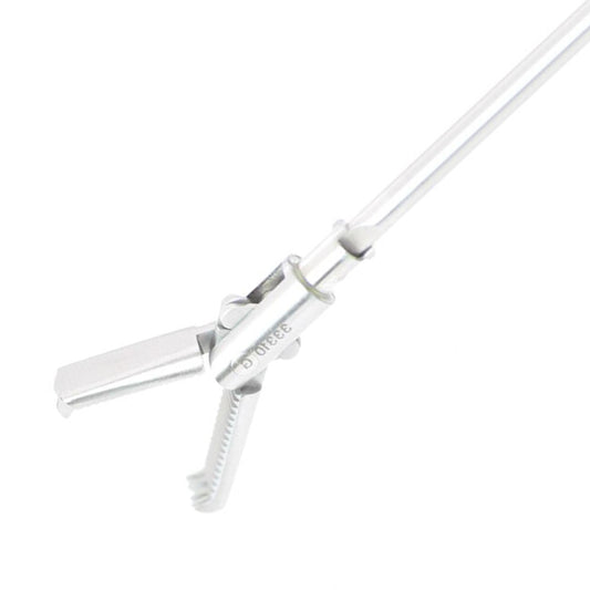 Storz Grasping Forcep w/ 2x4 Teeth Insert, D/A 5mm x 36cm