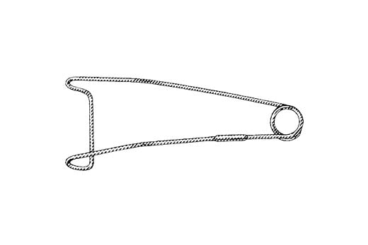 Jaffe child lid retractor with 9mm blades, pair