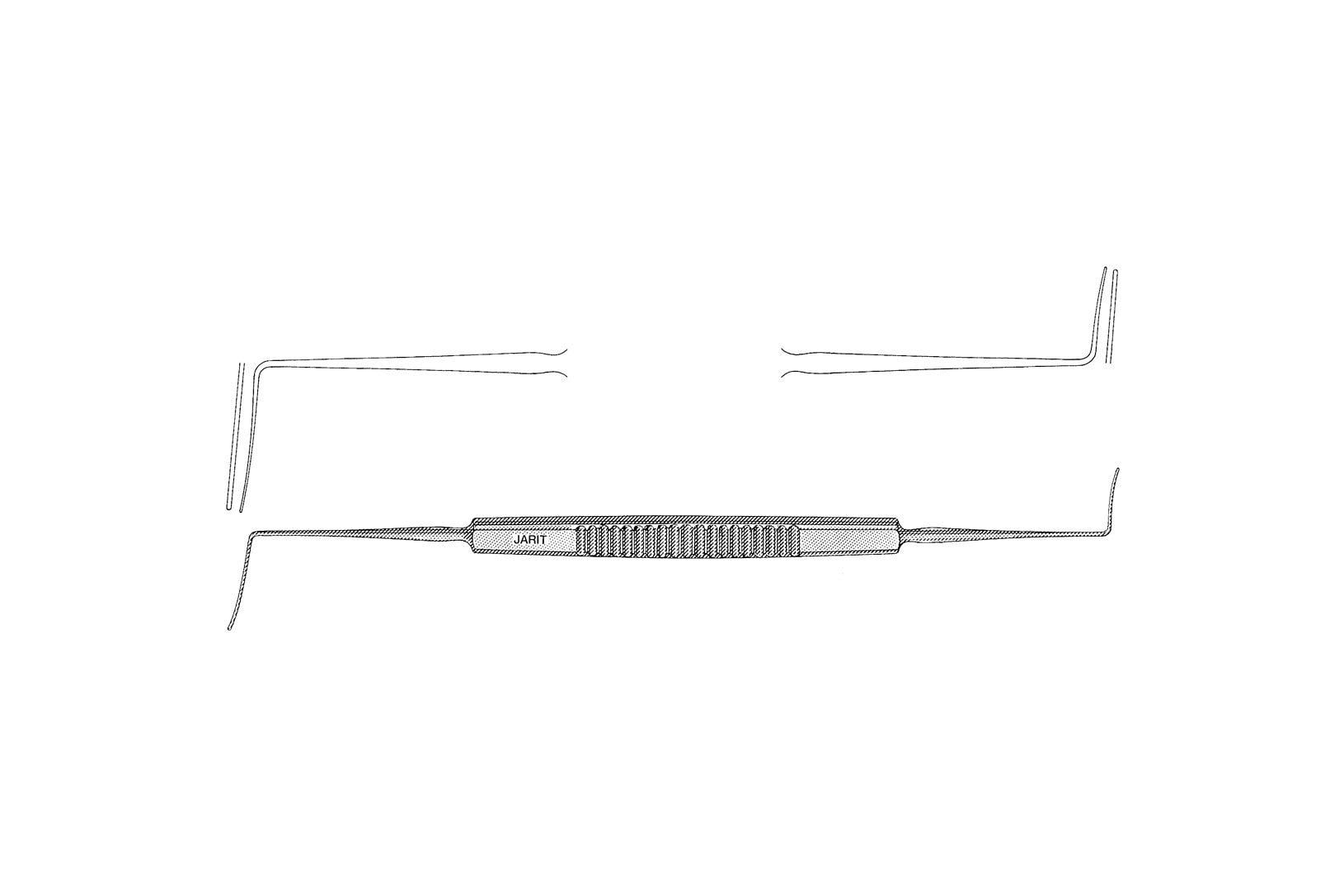 Castroviejo cyclodialysis spatula tip-width variants