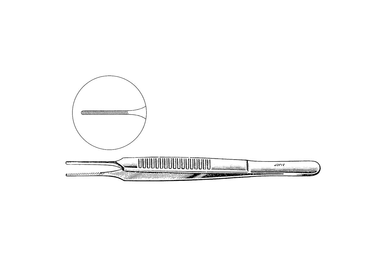 McCullough strabismus forceps anatomic 9.5cm