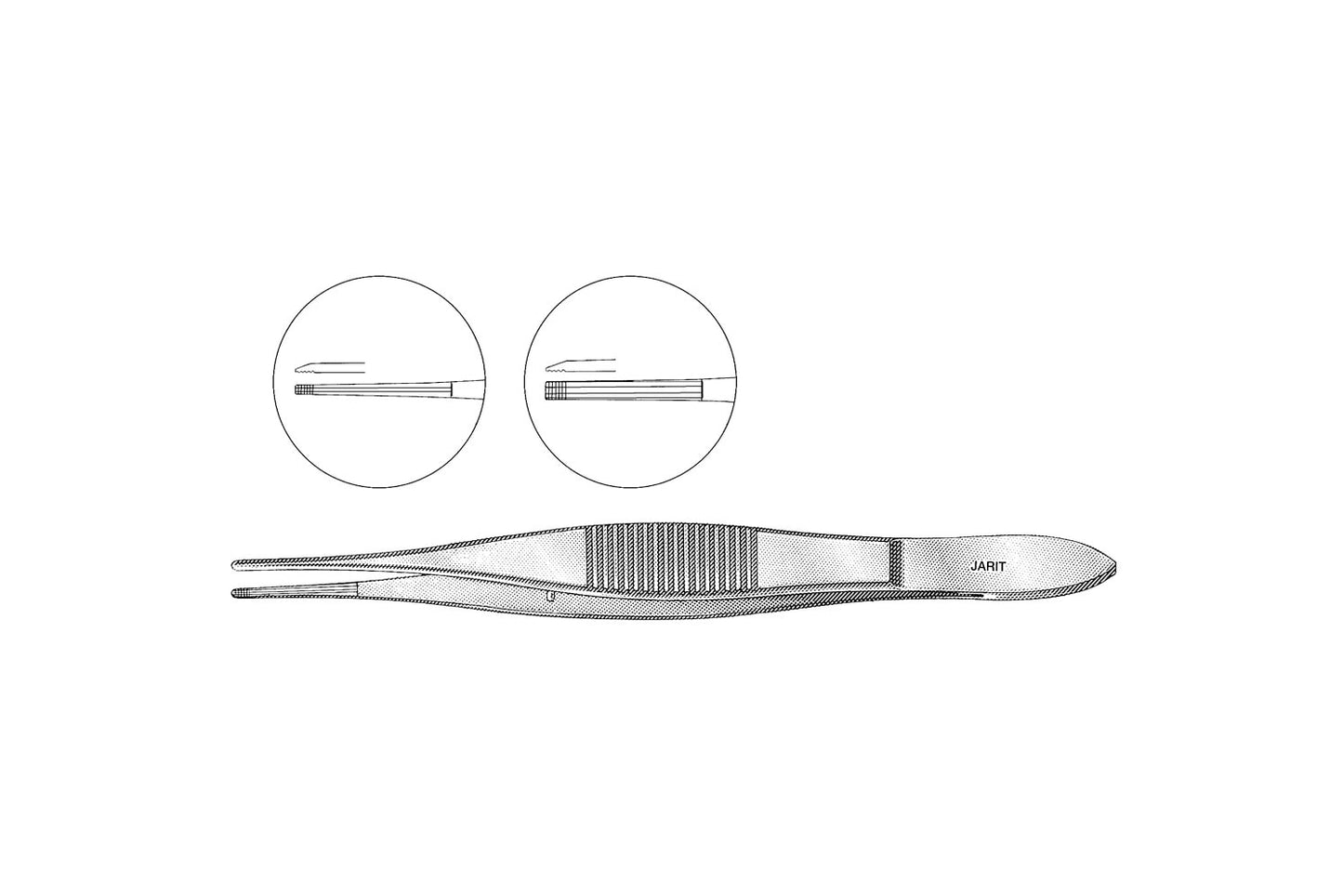 Bonaccolto fine strabismus forceps 10cm