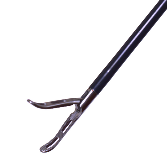 AED Curved Grasper Forceps, 5mm x 36cm