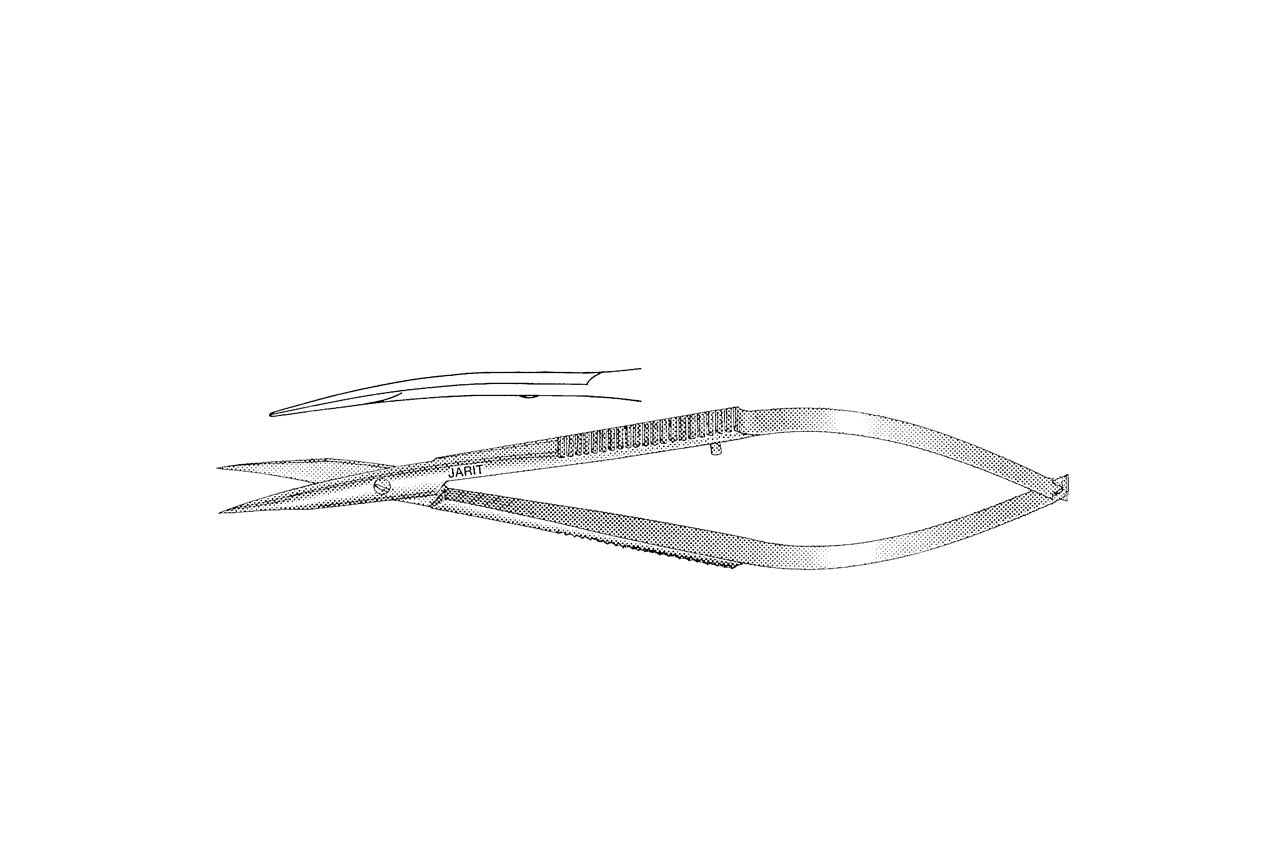 Westcott ophthalmic scissors curved blunt 11cm RD-1480