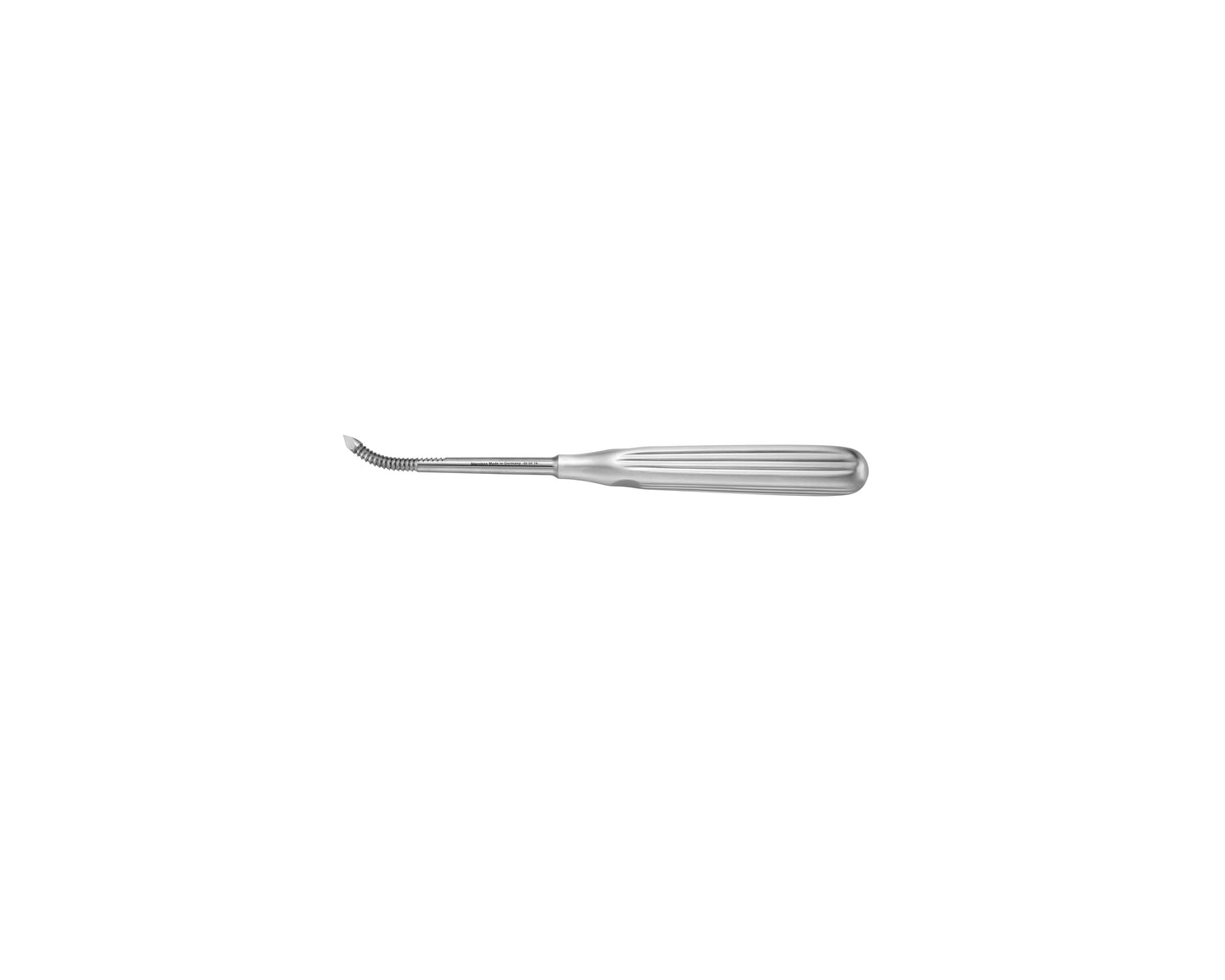 Wiener antrum rasp curved sharp surgical instrument