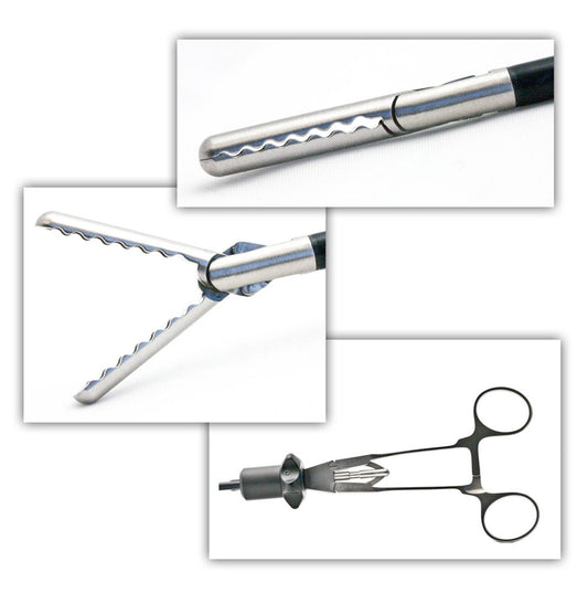 37 cm DA Rota-Loc Wave Jaw Forceps (No Ratchet)