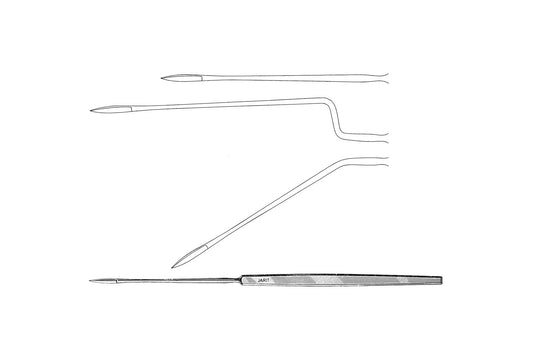 Sexton angled ear knife 17cm