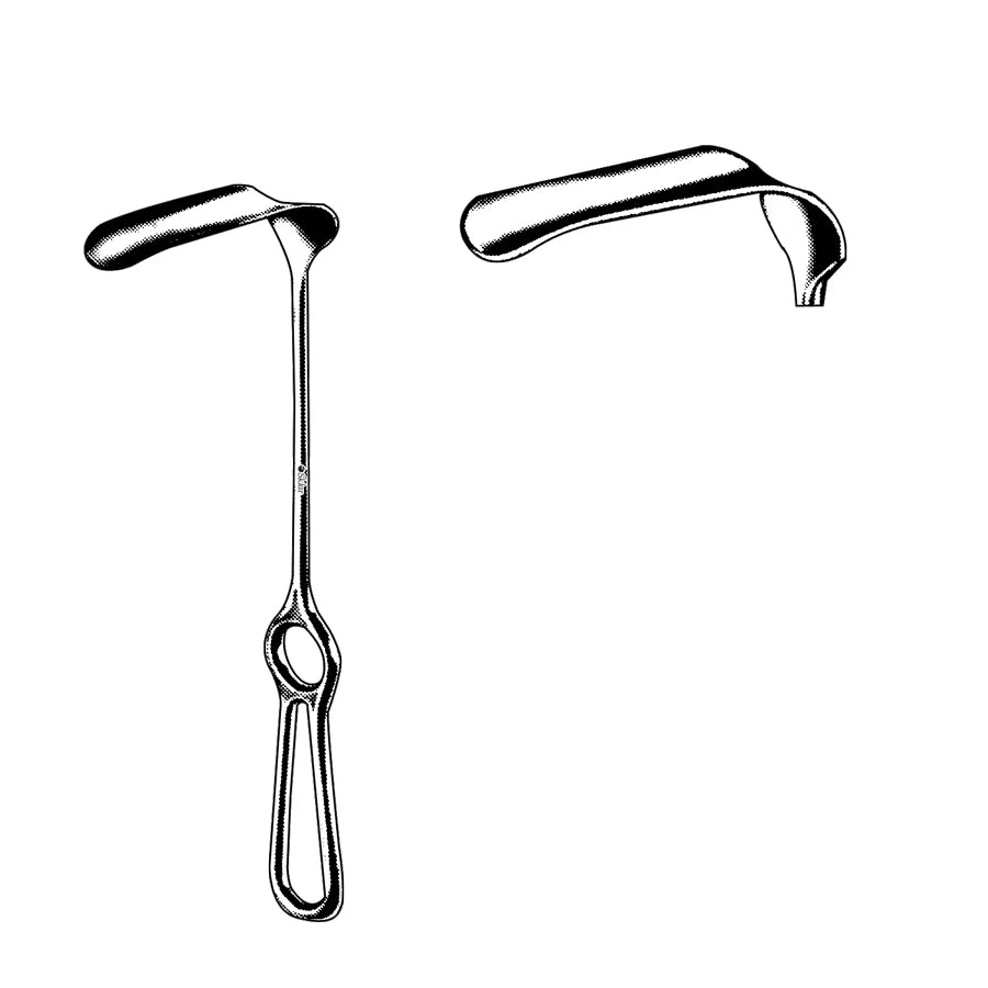 Hoesel retractor 25cm with 140x40mm blade