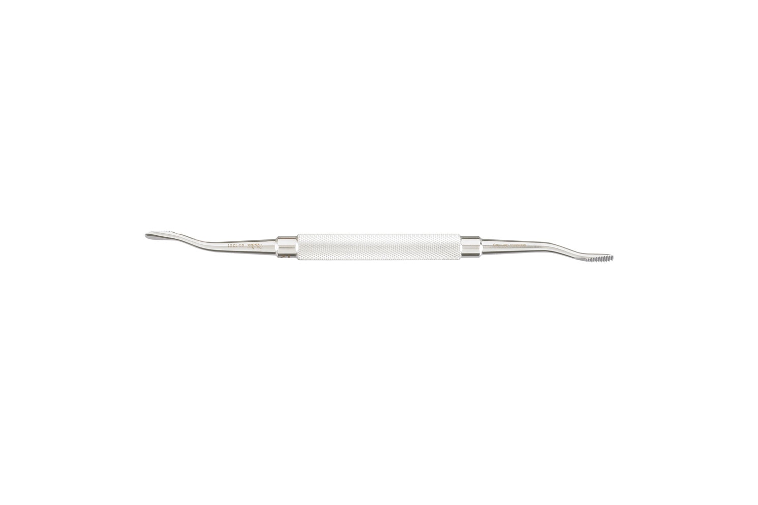 Double-ended cross-serrated bone file 5mm/7mm 18cm