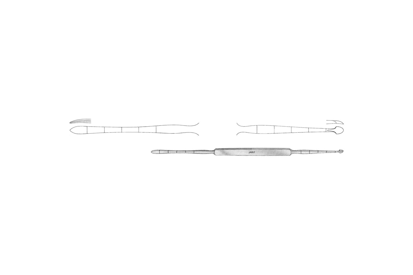 Pierce septum elevator 21cm with flat working end