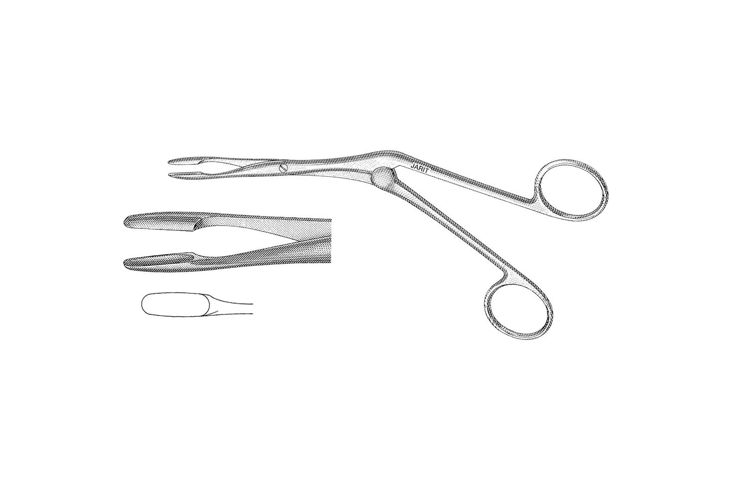Wullstein ear polypus forceps 8.5cm surgical instrument