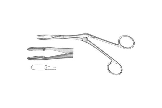 Wullstein ear polypus forceps 8.5cm surgical instrument