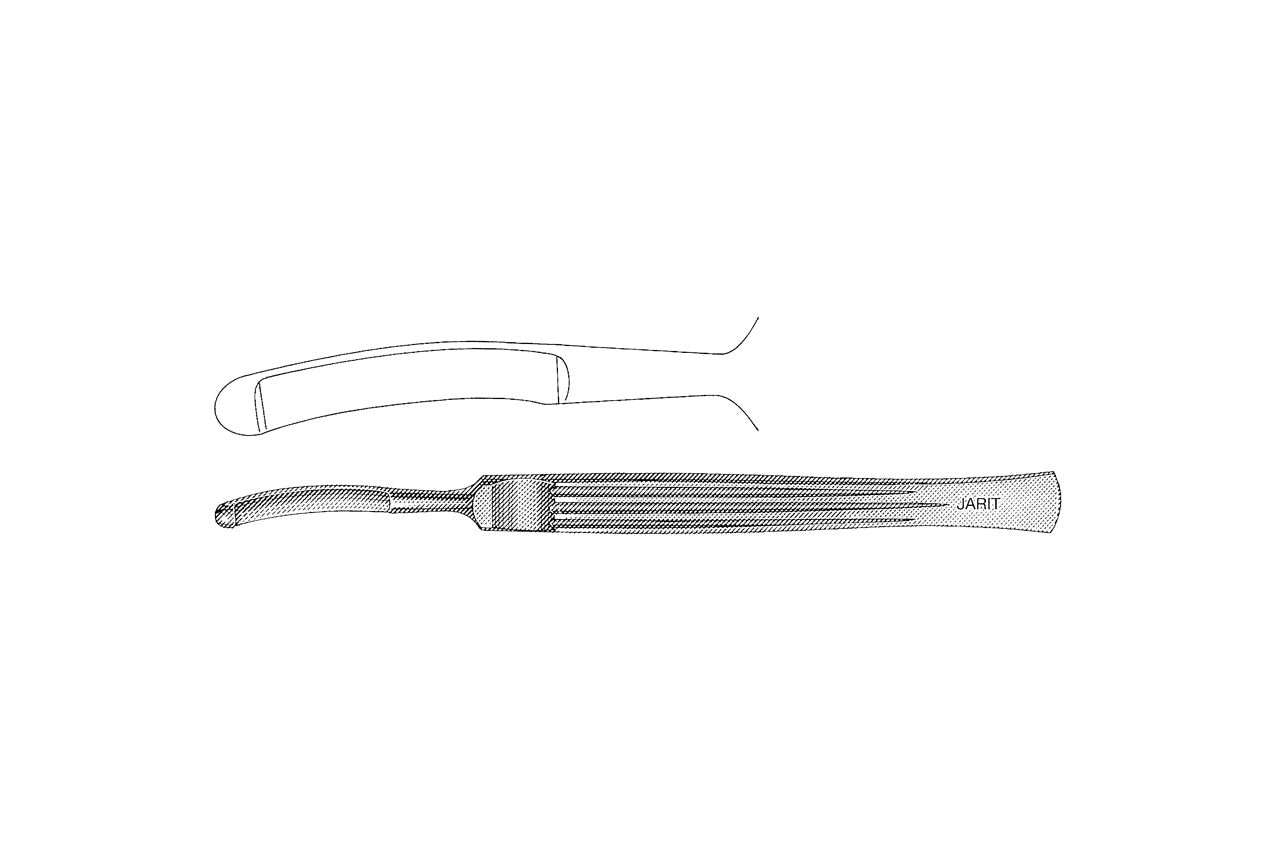 Converse nasal plastic knife 16cm
