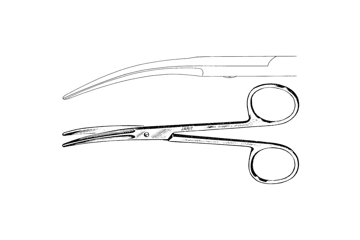 Cottle nasal scissors 16cm