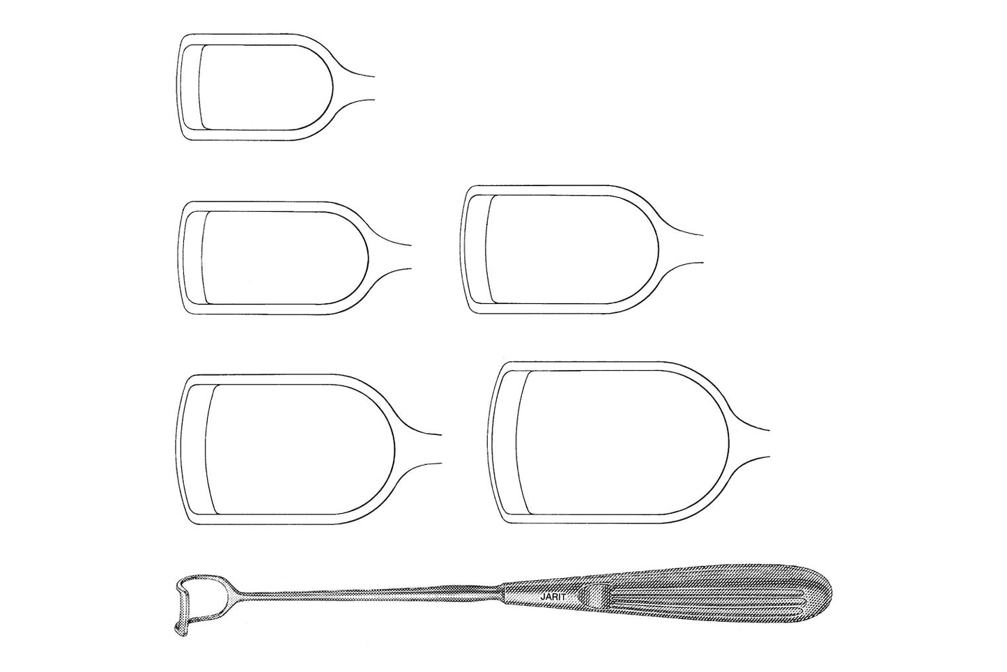 St. Clair-Thomson adenoid curette 21cm