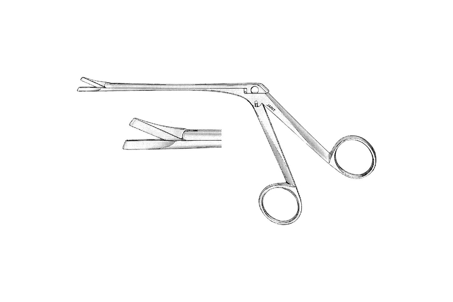 Schmeden nasal cutting forceps Figure 1 with 8mm jaws on 120mm shaft