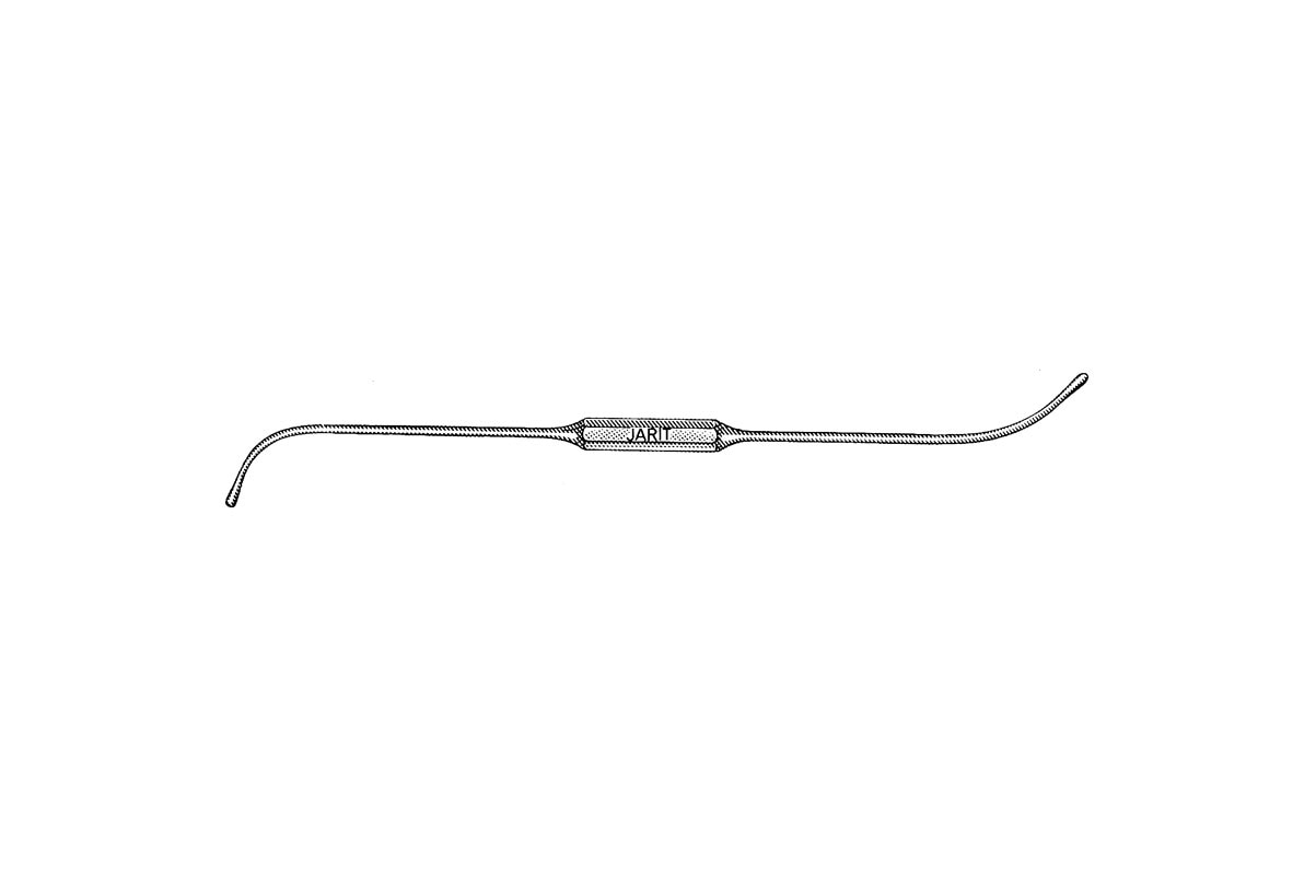 Lockhart-Mummery fistula probe, slightly curved, 16.5 cm