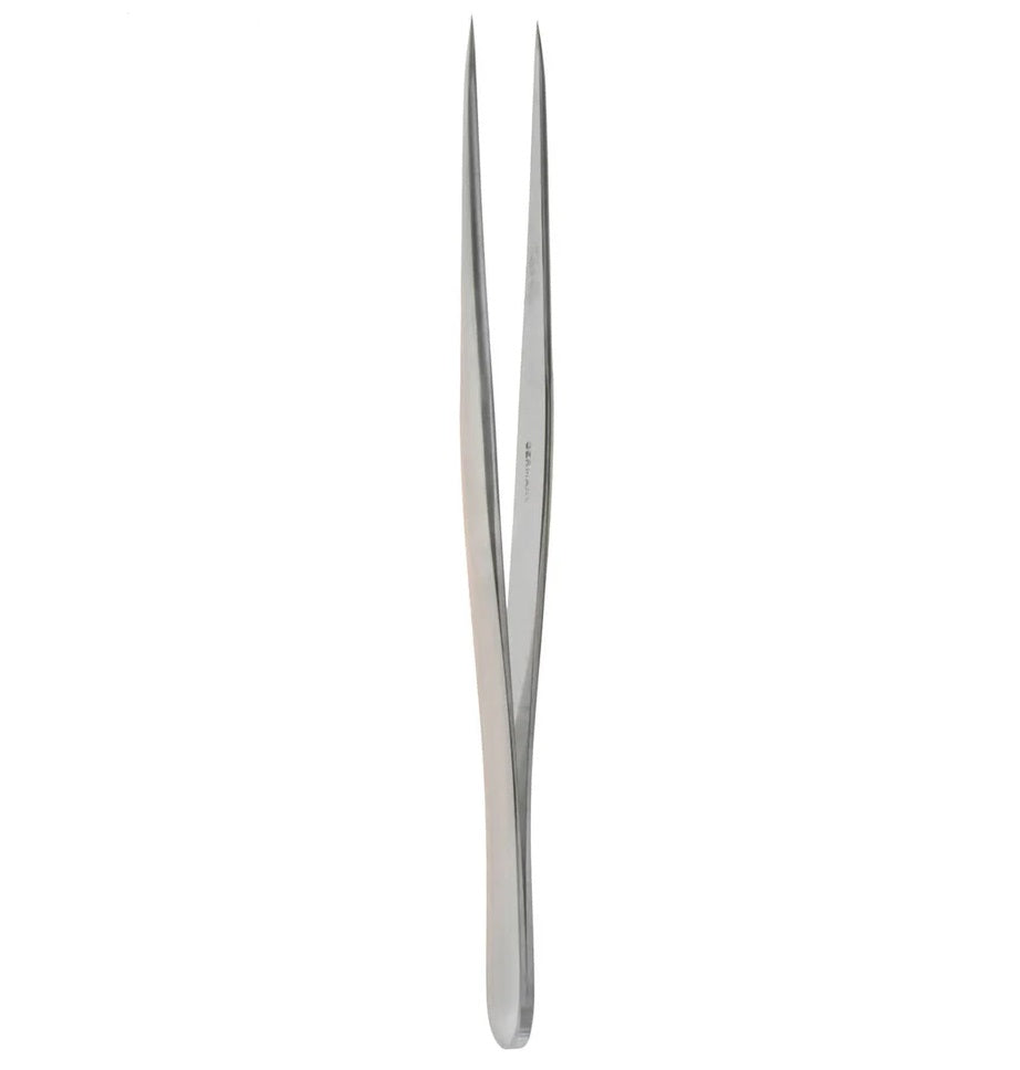 4 1/4 Jeweler Forceps w/platform x-fine