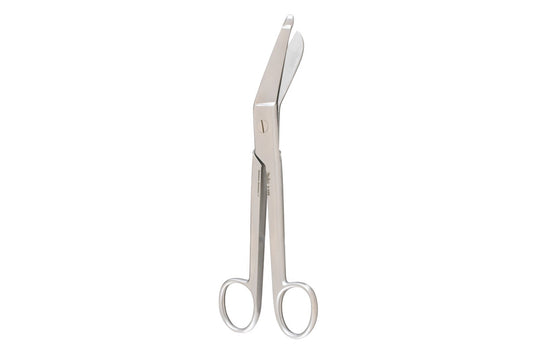 Esmarch plaster bandage scissors 20cm with angled blunt probe tip
