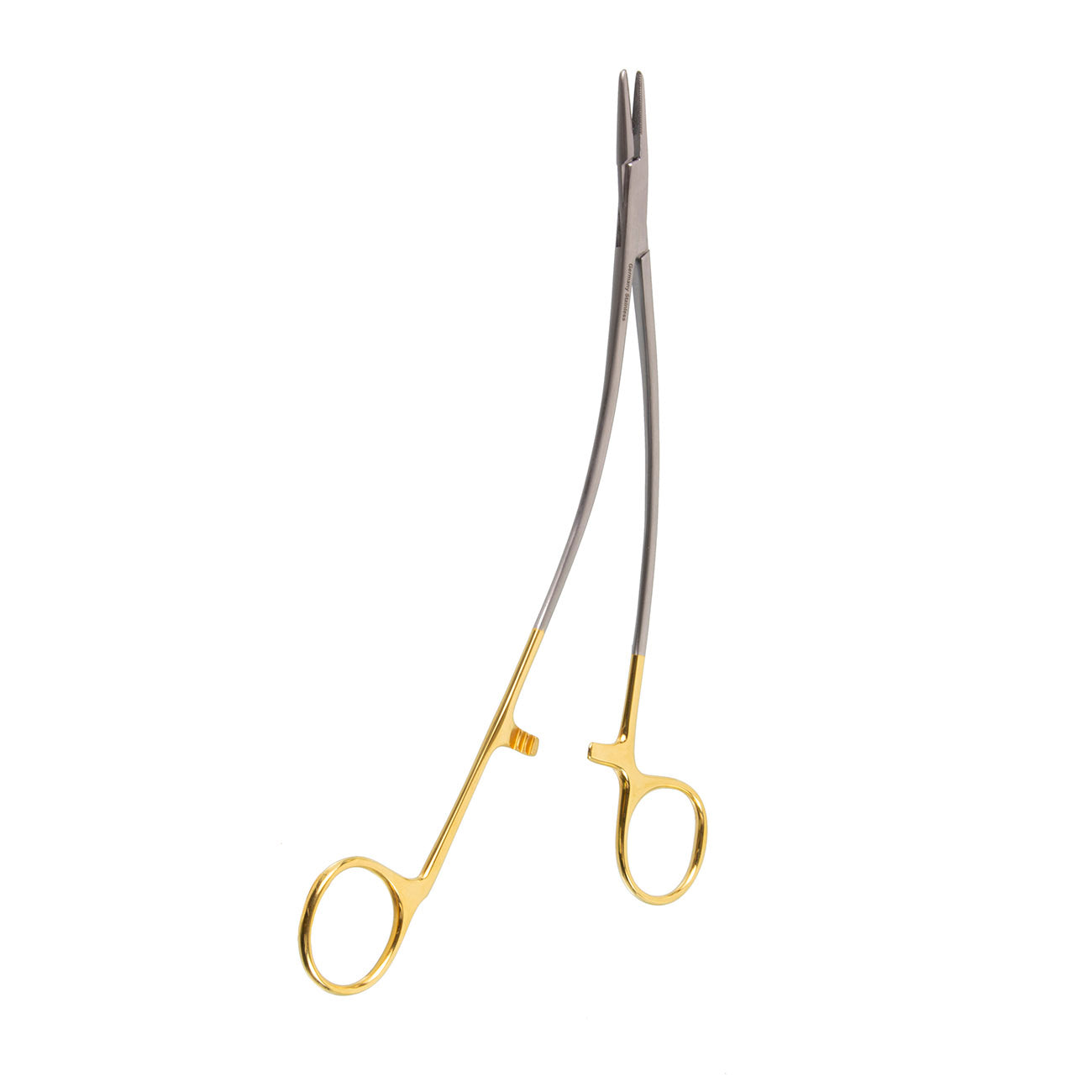 9" Turner Warwick Needle Holder with Offset Rings and Gator-Grip