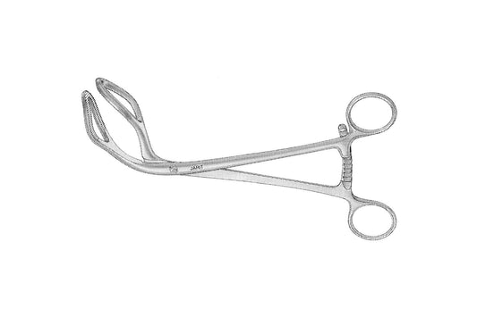 Collin uterine elevating forceps 25cm