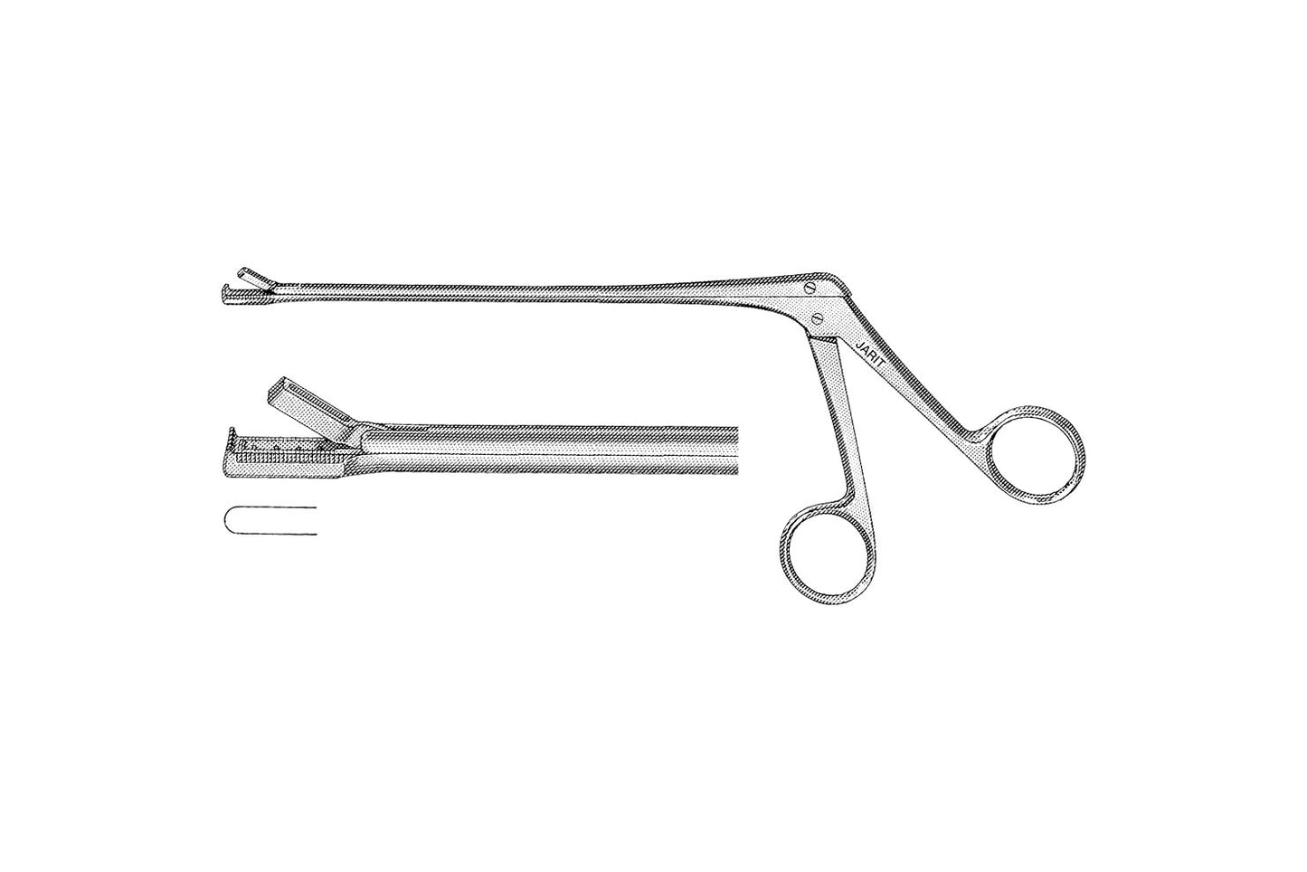 Kevorkian biopsy forceps 24cm with 3x9.7mm jaws