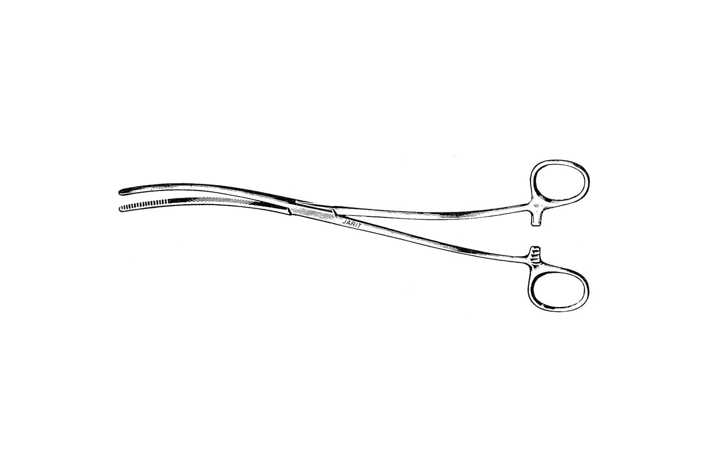 Green-Armytage uterine forceps 21cm with atraumatic jaws