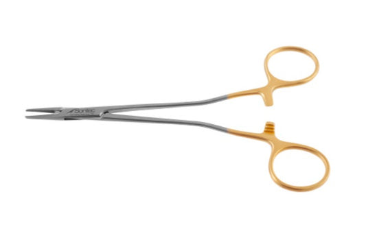 5 1/2" Euphrate-Pasque Needle Holder TC, serrated