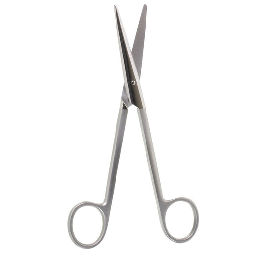 5 1/2 "Mayo Scissors" titanium straight round