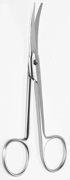 5 1/2" Brown Dissector Scissors – Heavy Handle Delicate Blades Straight