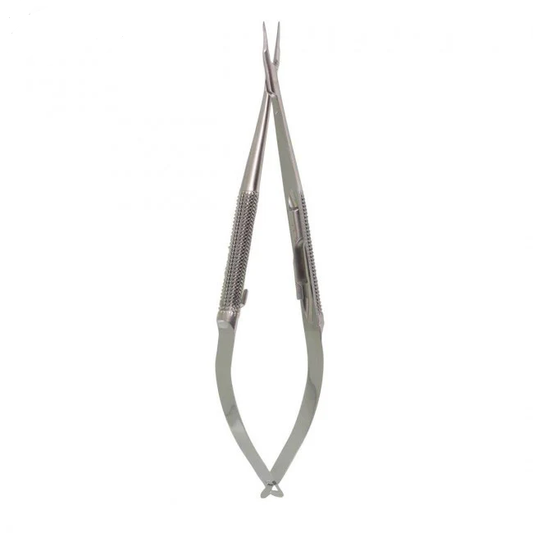 5 Needle Holders 8mm handle .4mm tips straight w/o lock