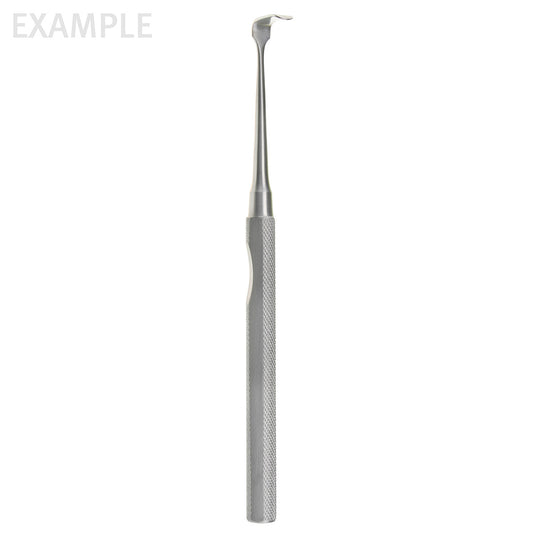 6. Langenbeck-Mannerfelt Retractor, 25 x 6 mm.