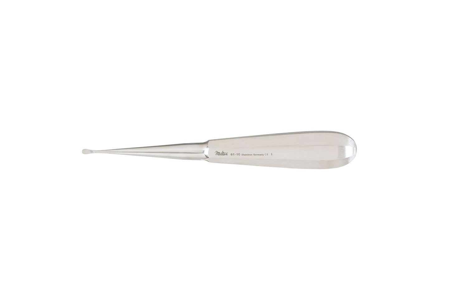 Bone awl, 14 cm, with pointed tip and flat handle base