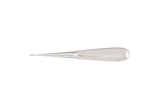 Bone awl, 14 cm, with pointed tip and flat handle base