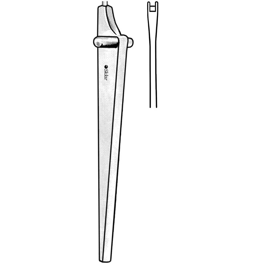 Smillie meniscotome, right-curved, 17cm