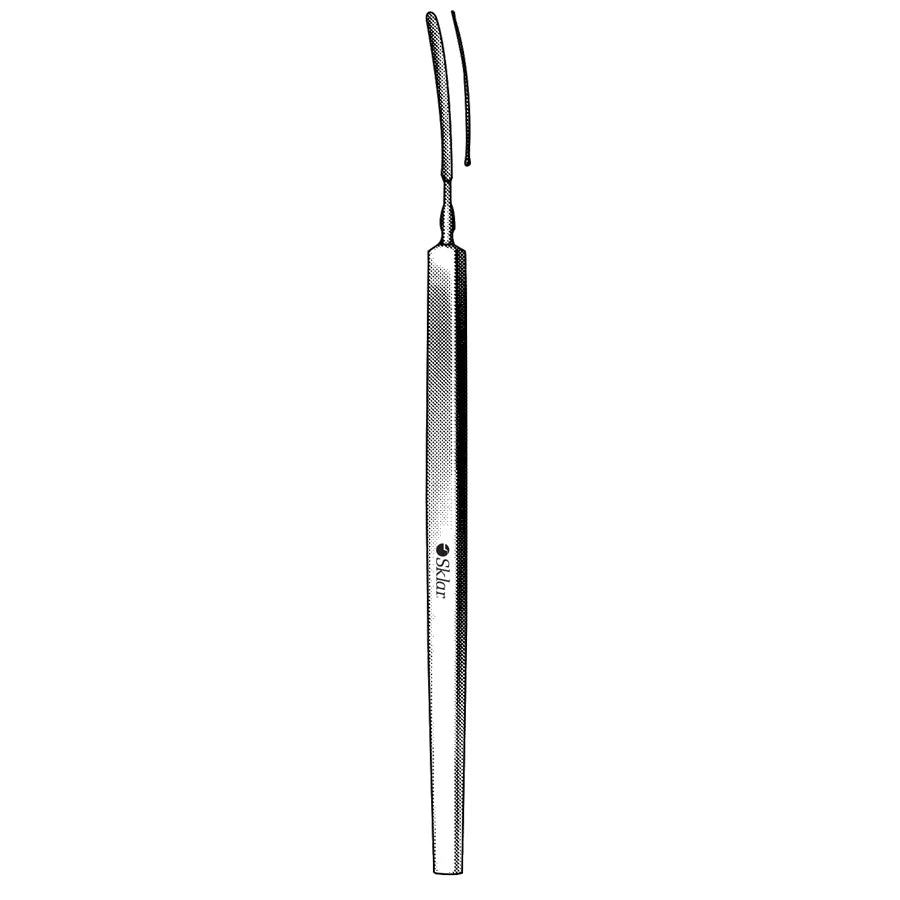 Wecker curved iris spatula 13 cm surgical instrument